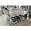Image 1 : 6' STAINLESS REFRIGERATED SUSHI DISPLAY WITH PREP TABLE AND SINK