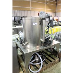 MODEL TE250 STAINLESS STEEL TANK WITH PUMP