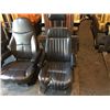 Image 1 : ONE BLACK LEATHER TRUCK SEAT