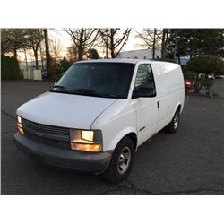 2002 CHEVROLET ASTRO CARGO VIN 1GCDM19X52B106575