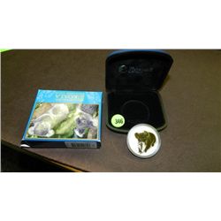 2010 1 oz Gilded Silver Koala Coin - with Box and