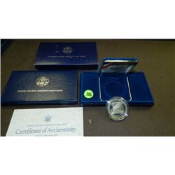 US 1987 $1.00 .999 silver coin constitution