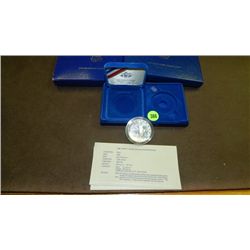 US 1986 Liberty Ellis Island silver round