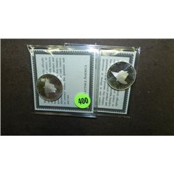 2 piece 1994 German silver coins