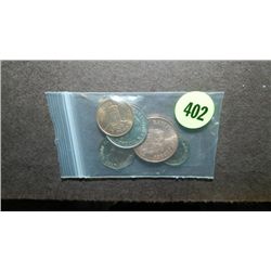 Group of foreign coins