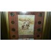 Image 2 : Framed collection of American Indian coins (real