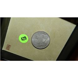 nice US Peace silver dollar 1922