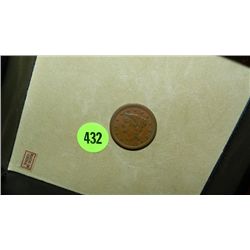 nice US large cent 1851