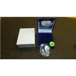 2001 Somali Republic $25 Pope John Paul II, 1 Toz .999