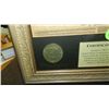 Image 2 : Framed declaration with US coins