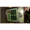Image 1 : Framed coin collection titled "The Birth of a Nation"