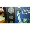 Image 4 : Framed coin collection Lady Liberty, all real coins