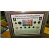 Image 1 : Framed coin collection Lewis and Clark Expedition 200th