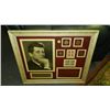 Image 1 : Framed John F Kennedy coin and stamp collection