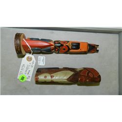 Antique / Vintage original Native American carved two