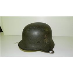 Original German Nazi WWII helmet with decal