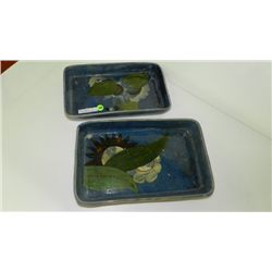 Antique / Vintage nested Mexican platters