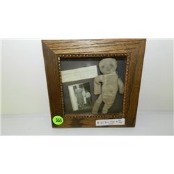 Antique / Vintage Native American Miss Orr & Leo framed