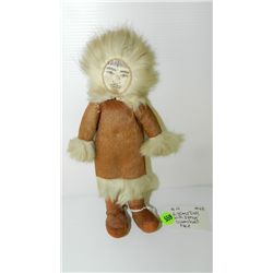 Antique / Vintage Eskimo doll ivory face CA 1920