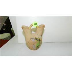 handmade and painted wedding jug