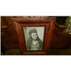 Image 1 : large framed Native American photo