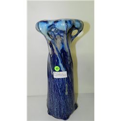 large vintage pottery Amphora signed tall vase