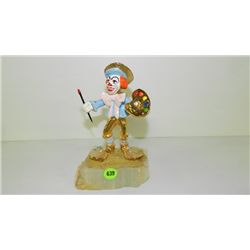 Original signed Ron Lee Clown Figurine / sculpture on