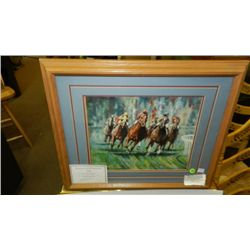 4) limited Edition photo print color enhanced by listed