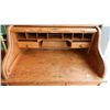 Image 3 : American oak single bank antique "S" roll desk. SSR