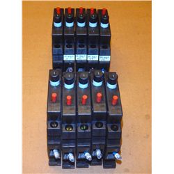 Lot of (10) Allen Bradley 1492-GH010, Ser B