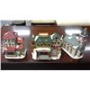 Image 1 : 3 Light-Up Building Figurines
