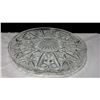 Image 1 : Crystal Footed Cake Plate (10.5" diameter)