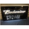 Image 1 : Budweiser Crown LED Beer Sign