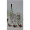 Image 1 : 2 Decanters & Assorted Glasses