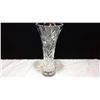 Image 1 : Pinwheel Crystal Vase (10" high)