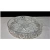 Image 1 : Crystal Divided Serving Dish (7" diameter)