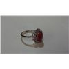 Image 2 : Sterling Silver Ring With Heavily Included Ruby and Tanzanite (Insurance Replacement Value $548) (Si
