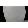 Image 1 : 14kt Gold Necklace and Pendant With Genuine 0.22ct Solitaire Diamond (Insurance Replacement Value $1