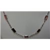 Image 2 : 10kt Gold and Genuine Multi-Colored Tourmaline Necklace (Insurance Replacement Value $5,225)