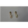 Image 1 : 10kt Gold Ball and Genuine Pearl 2 in 1 Reversible Earrings