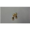 Image 2 : 10kt Gold Ball and Genuine Pearl 2 in 1 Reversible Earrings