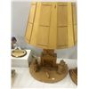 Image 1 : Hand Carved Quebec Table Lamp