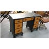 Image 1 : Restored Antique Double Pedestal Desk