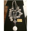Image 1 : Sterling Silver Coin Necklace