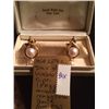 Image 1 : 18kt Gold Pearl Earrings
