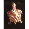 Image 1 : 18kt Gold Turtle Pin