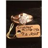 Image 1 : 14kt Gold and Diamond Ring