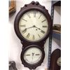 Image 1 : Rosewood Double Dial Clock