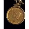 Image 2 : 1 Dollar Gold Coin Earrings