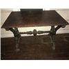 Image 1 : Victorian Carved Library Table